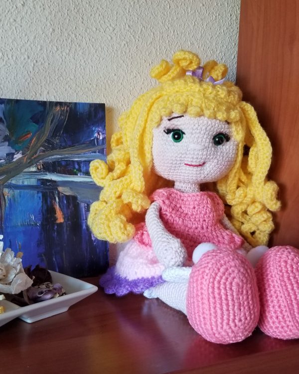 Patrón muñeca Ricitos rubia