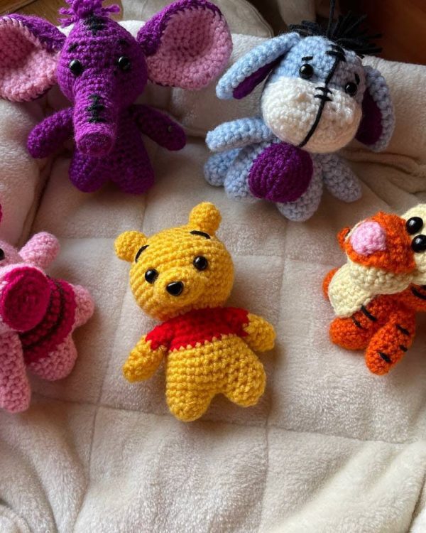 Colección Winnie the Pooh y amigos tejido a crochet