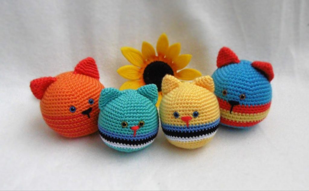 Kit «Bola de gato» tejido a crochet