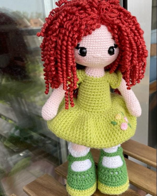 Muñeca Debby la Pelirroja tejido a crochet