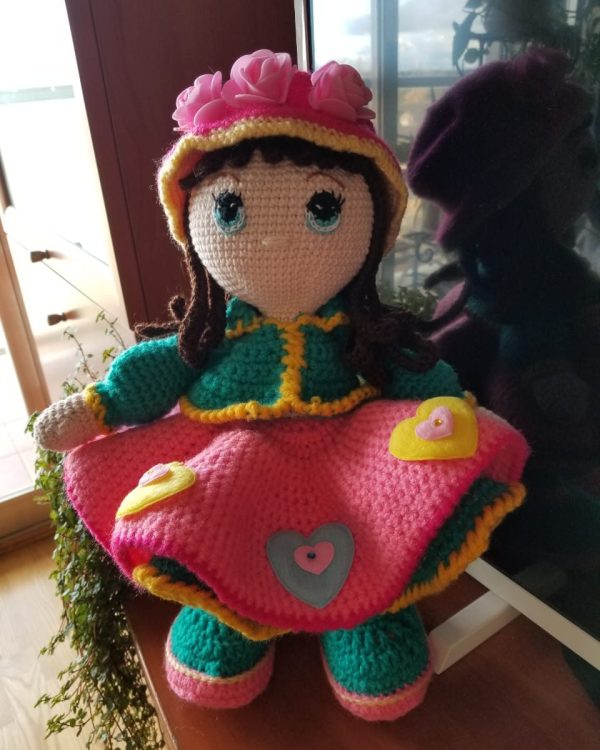 Muñeca Enamorada tejido a crochet