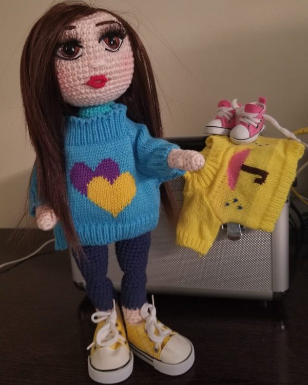 Muñeca Lisa tejido a crochet