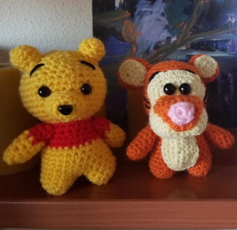 Patrón Winnie the Pooh y Tigger tejido a crochet